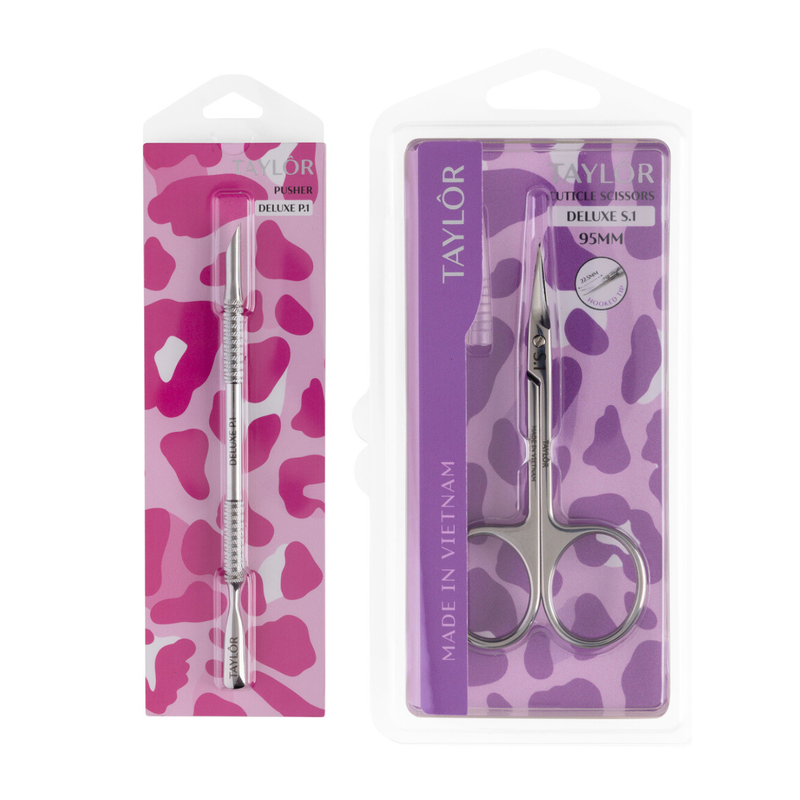 סט מספריים + דוחף עור