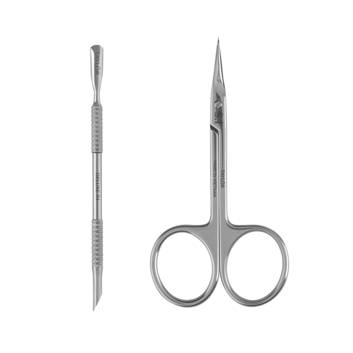 סט מספריים + דוחף עור